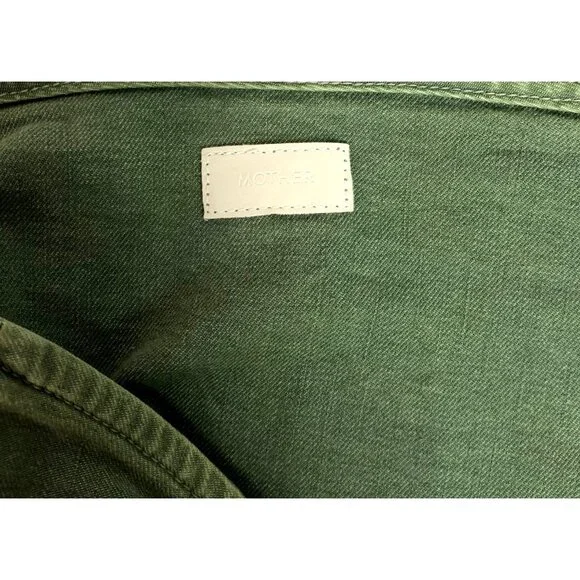 Mother The Ruffle Green Layered Asymmetric Mini Skirt Women's Size 31 - Picture 7 of 11